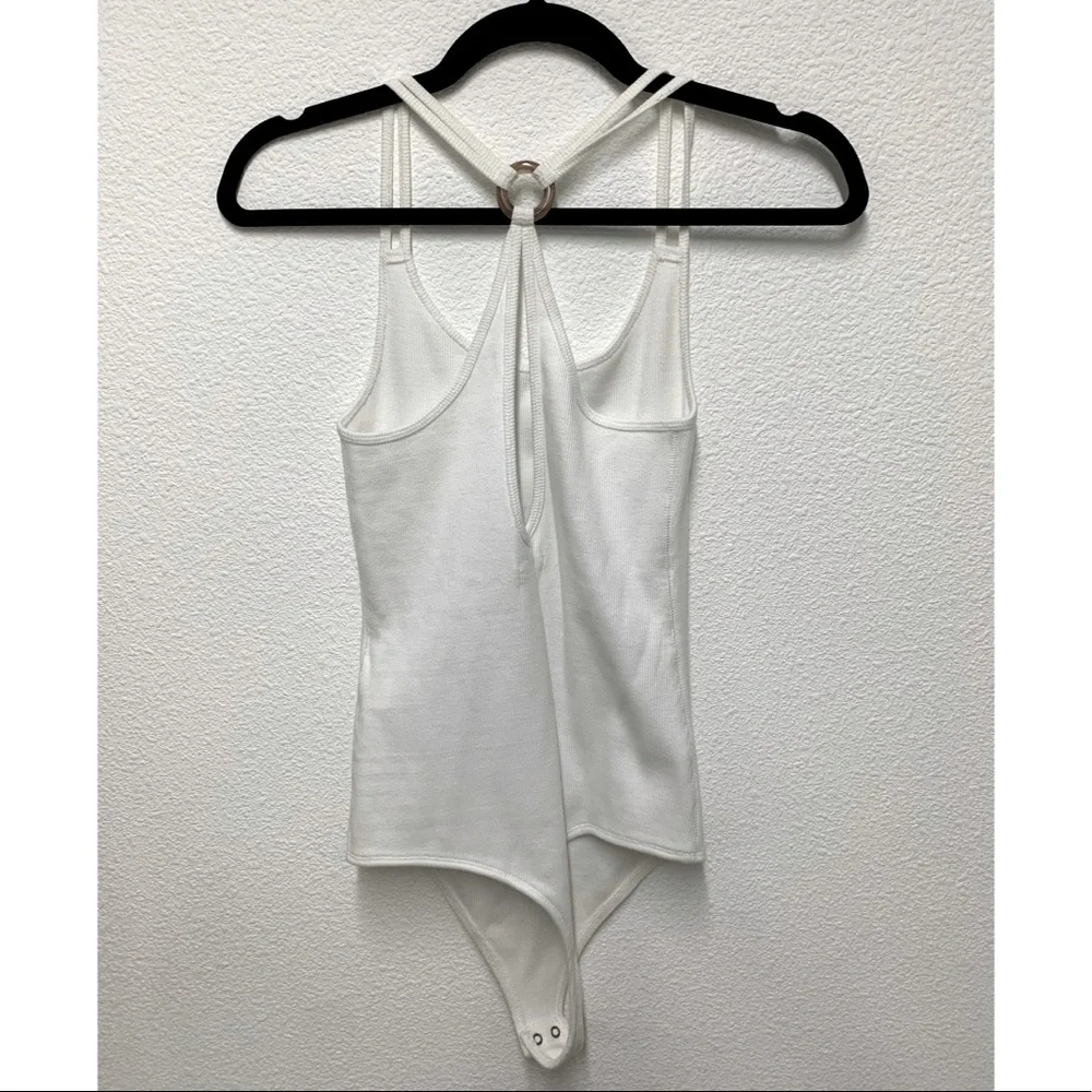 NWOT A&F Ribbed Tank Bodysuit, Size M - Picture 2 of 8
